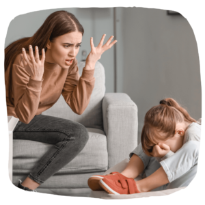 Stresszes anya, feszült szülő, ideges anya, kiabálás helyett